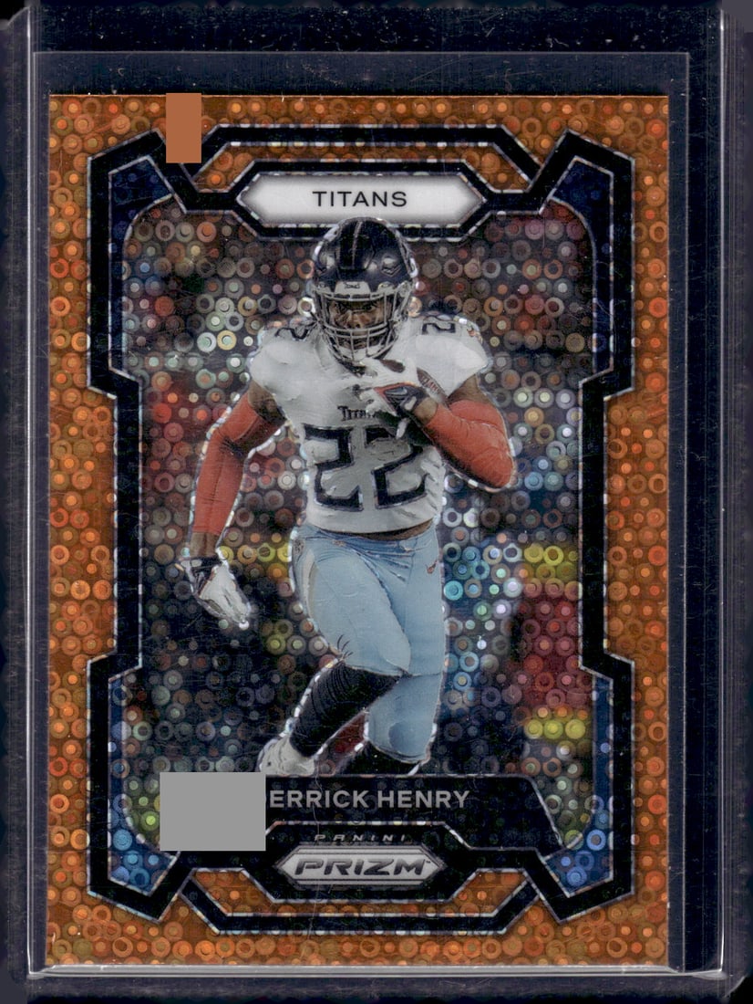 Derrick Henry Orange Disco Prizm 2023 Panini Prizm #284 (1 of 2)