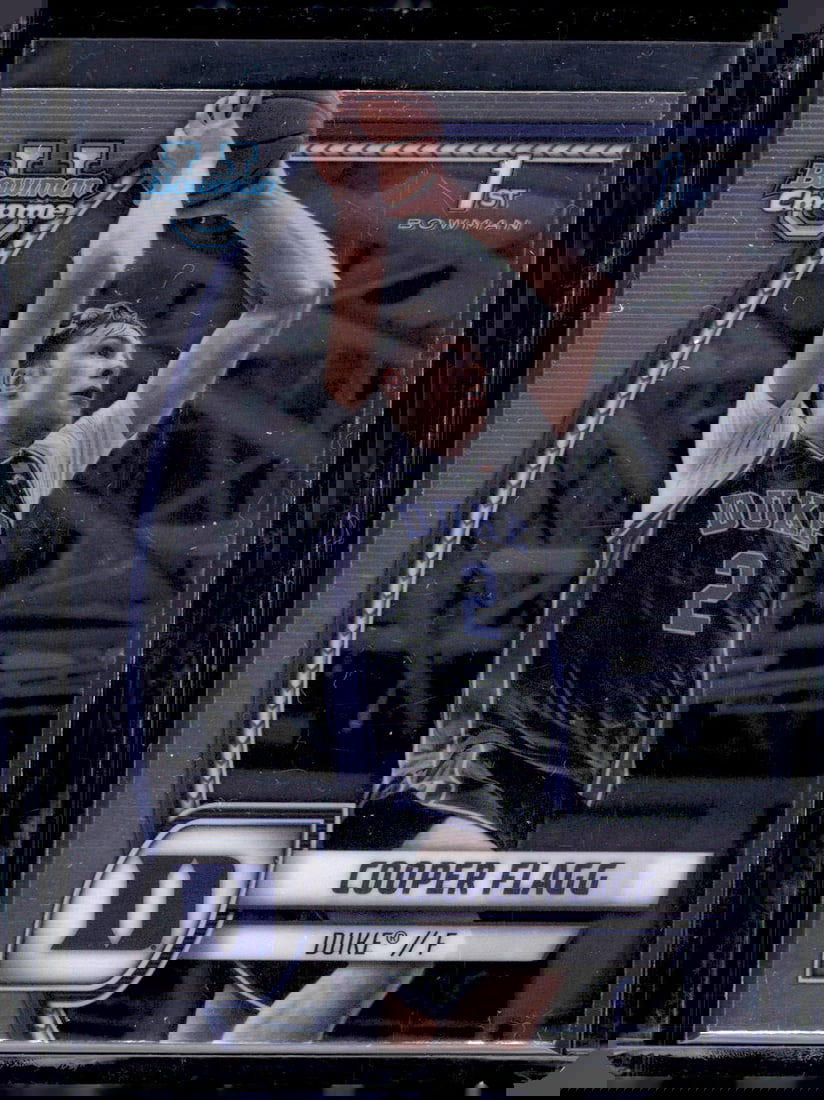 Cooper Flagg 1st Bowman 2025 Bowman U Chrome #16 Duke Blue Devils (1 of 2)