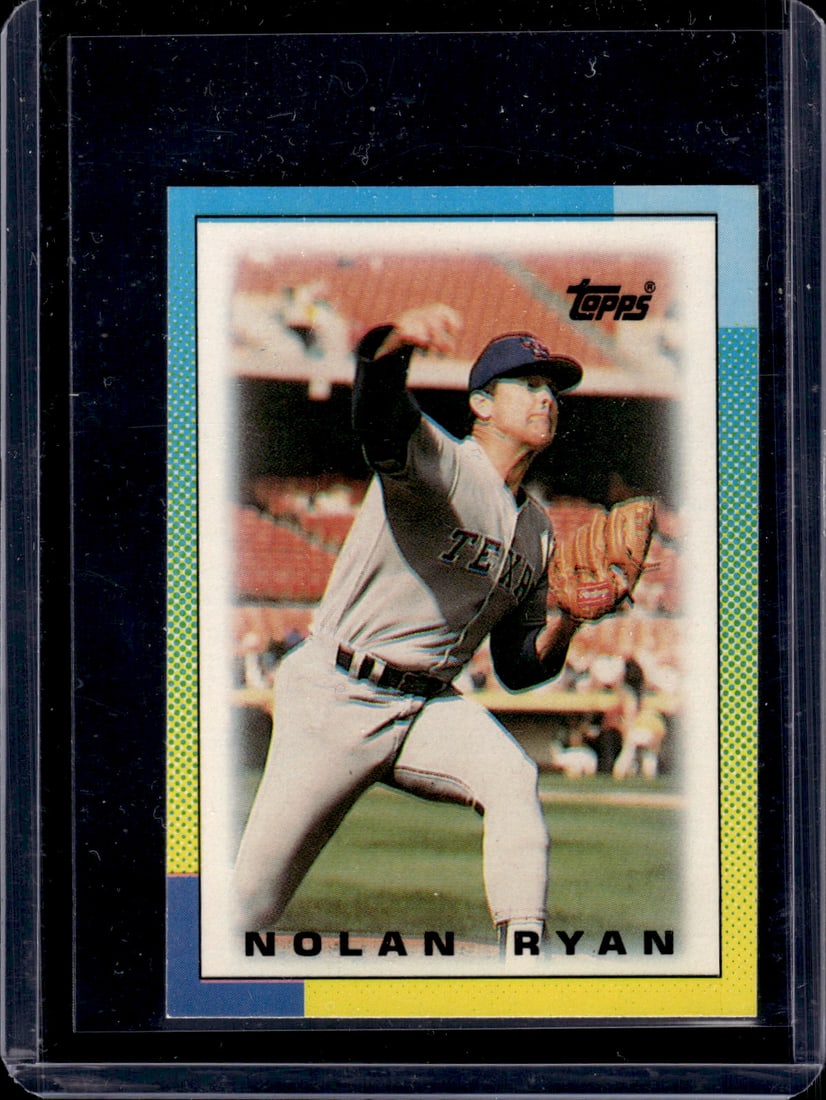 Nolan Ryan 1990 Topps Mini #39 Baseball Card (1 of 2)