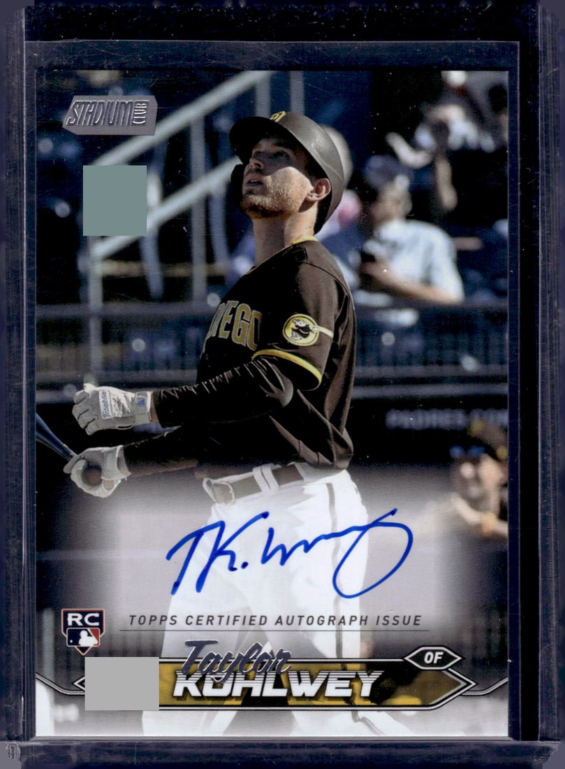 Taylor Kohlwey RC Auto 2024 Topps Stadium Club #SCBA-TKO Padres (1 of 2)