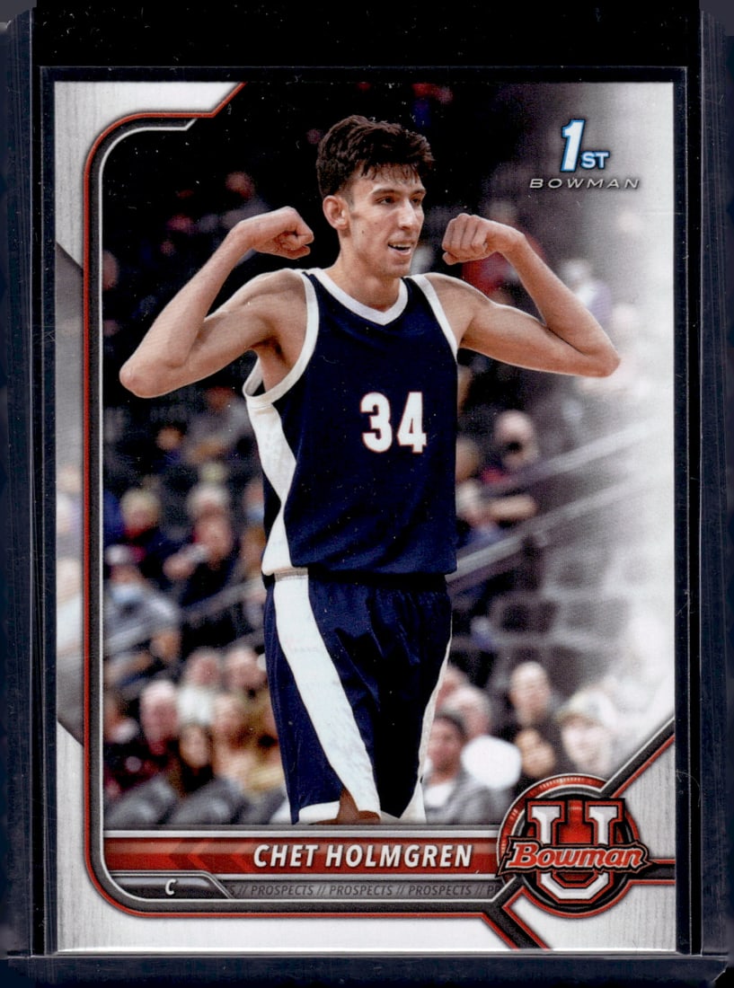Chet Holmgren 1st Bowman 2022 Bowman U #38 (1 of 2)