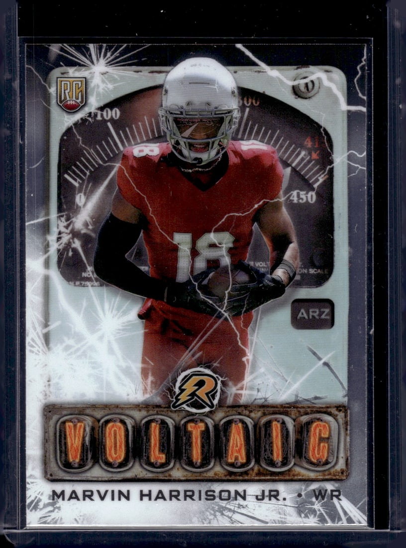 Marvin Harrison Jr. Voltaic RC 2024 Topps Resurgence #V-5 Cardinals NFL: Sports Cards, NFL Trading Cards, Football Cards, Topps Cards, Topps Football Cards,Topps, Sports Cards for Sale Near Me, Topps Sports Cards, Superbowl Player Cards, Vintage NFL Players on Cards, Footb