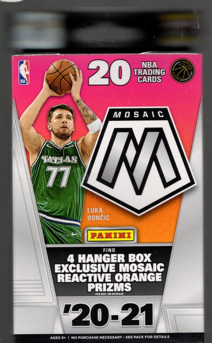 2021 Panini Mosaic Basketball Card Hanger Box, NBA Trading Cards Jayson Tatum (1 of 1)