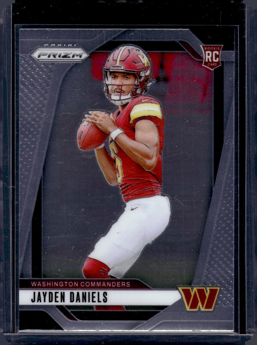 Jayden Daniels RC 2024 Panini Prizm #347 Commanders: Sports Cards, NFL Trading Cards, Football Cards, Panini Cards, Rookie Cards, Rookie Football Cards, Panini Rookie Football Cards, Panini Football Cards,Panini Cards, Sports Cards for Sale Near Me, Pri