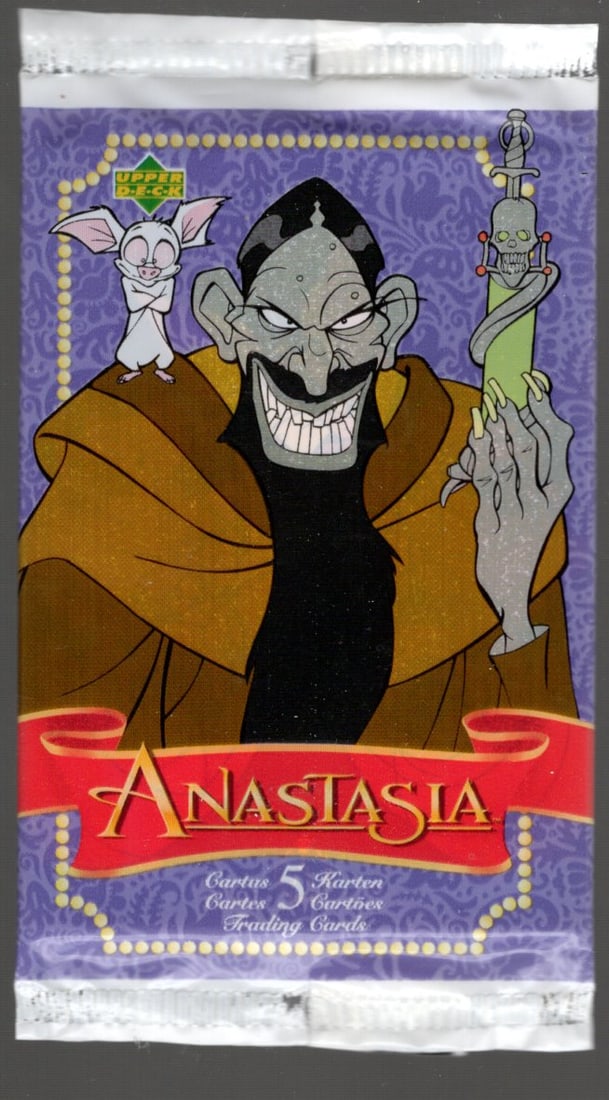 1998 Disney Anastasia Upper Deck Movie Trading Cards Disney Collectibles: 1998 Disney Anastasia Upper Deck Movie Trading Cards Disney Collectibles