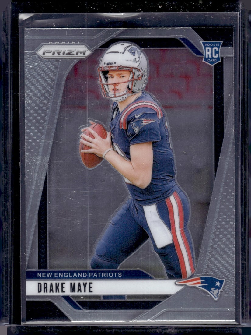 Drake Maye RC 2024 Panini Prizm #329 New England Patriots: Sports Cards, NFL Trading Cards, Football Cards, Panini Cards, Panini Football Cards, Rookie Cards, Numbered Football Cards, Serial Numbered Football Card, SSP Panini Cards, Sports Cards for Sale Near