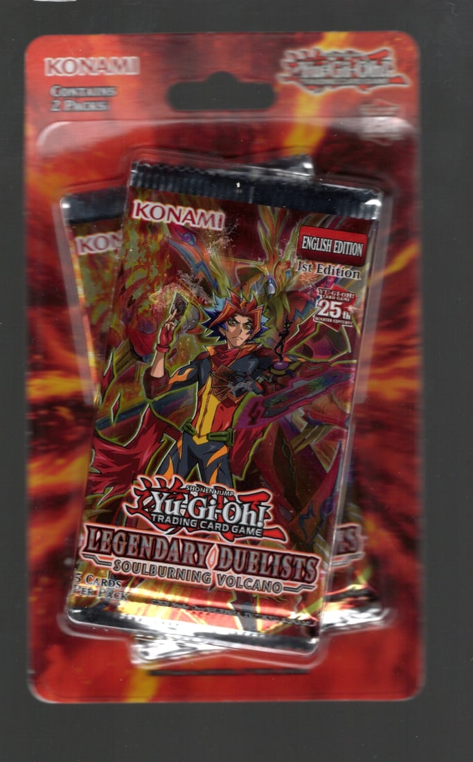 2020 Konami Yu-Gi-Oh! Legendary duelists - Soulburning Volcano - 25th Anniversary 1st Edition: 2020 Konami Yu-Gi-Oh! Legendary duelists - Soulburning Volcano - 25th Anniversary 1st Edition