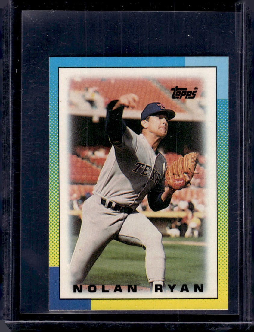 Nolan Ryan 1990 Topps League Leaders Mini #39 (1 of 2)