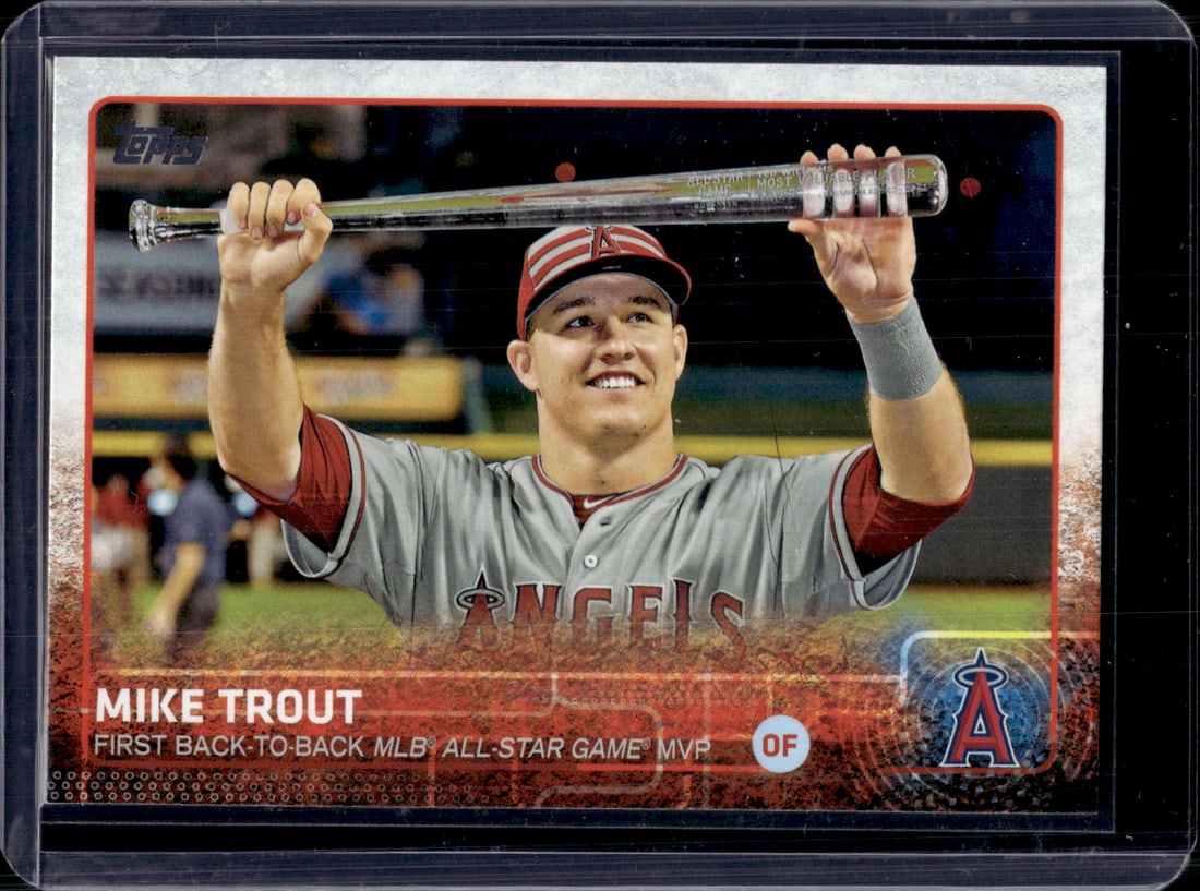Mike Trout 2015 Topps Update #US227 Angels Baseball Card: Baseball Cards, MLB Trading Cards, Topps Baseball Cards, Topps Sports Cards, Sports Cards for Sale Near Me, Baseball Cards for Sale Near Me, Sports Cards