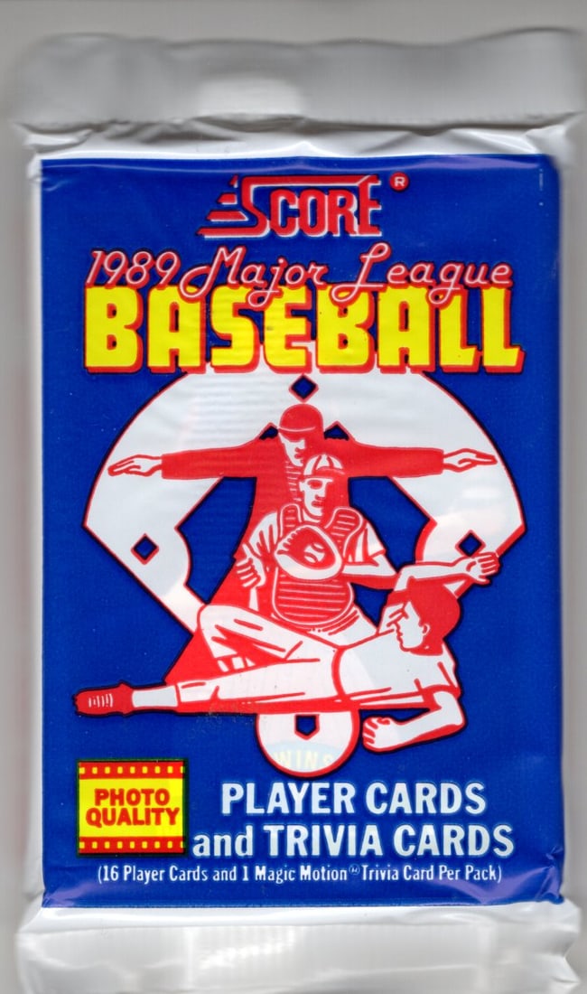 1989 Score Series 1 Vintage Baseball Card Factory Sealed Retail Box Wax Pack, Sports Cards (1 of 1)