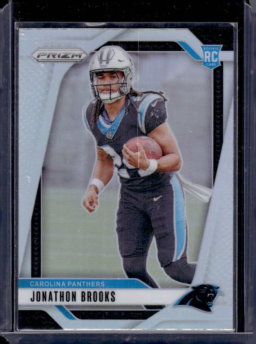 Jonathan Brooks Silver Prizm RC 2024 Panini Prizm #357 Panthers (1 of 2)