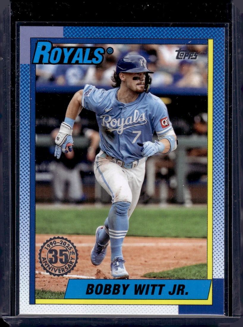 Bobby Witt Jr. 35th Anniversary 2025 Topps Series One #T90-23 Royals: Baseball Cards, MLB Trading Cards, Topps Baseball Cards, Topps Sports Cards, Sports Cards for Sale Near Me, Baseball Cards for Sale Near Me, Sports Cards
