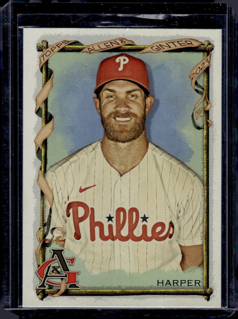 Bryce Harper Hot Box Foil 2023 Topps Allen & Ginter #60 Phillies (1 of 2)