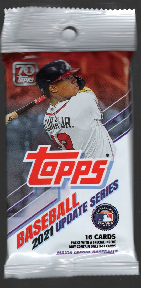 2021 Topps Baseball Update Series Baseball Card Hanger Pack Sports Cards MLB Trading Cards (1 of 1)