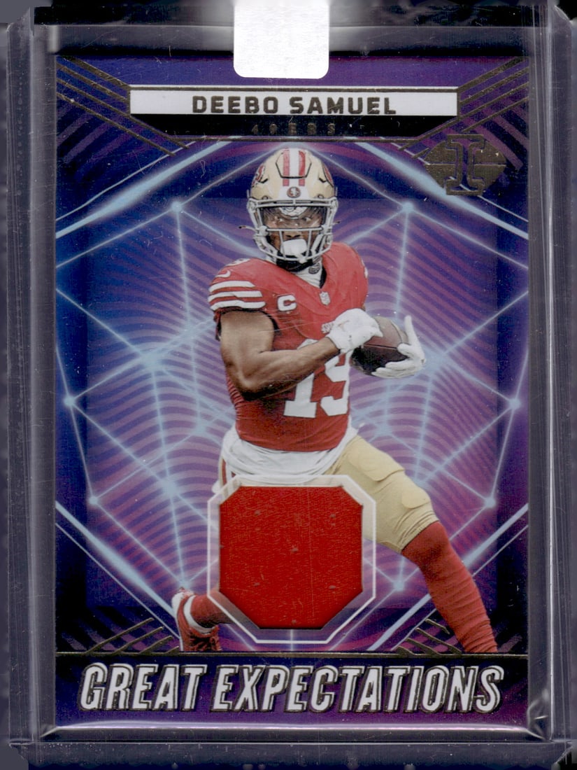 Deebo Samuel Patch 2023 Panini Illusions #GE-DSA 49ers Football Card (1 of 2)