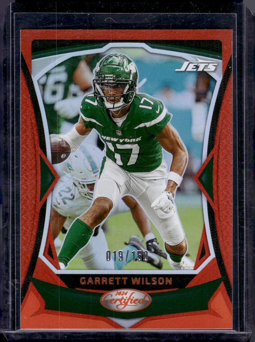 Garrett Wilson Orange Mirror /150 2024 Panini Certified #45 New York Jets (1 of 2)