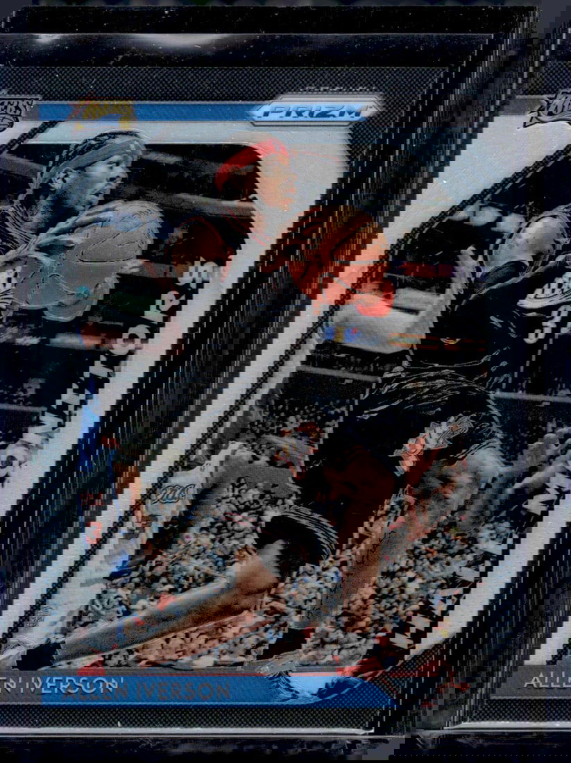 Allen Iverson Hall Monitors Silver Prizm 2018-19 Panini Prizm #8 76ers (1 of 2)