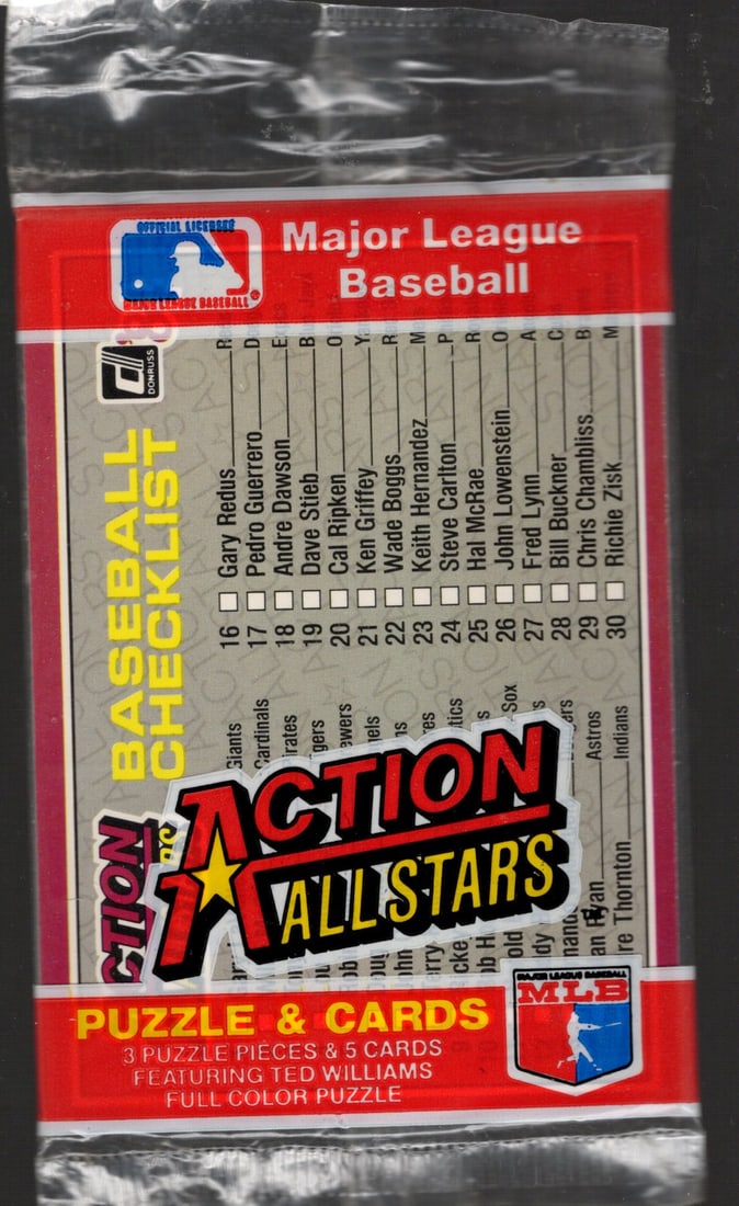 1984 Donruss Action All-stars Baseball Jumbo Card Pack - You Receive the Pack Pictured: Vintage Valuable Donruss Baseball MLB Trading & Sports Cards, Robin Yount, George Brett, Rickey Henderson, Nolan Ryan, Old Sports Cards for Sale Near Me, Oversized Sports Cards, World Series & Hall of