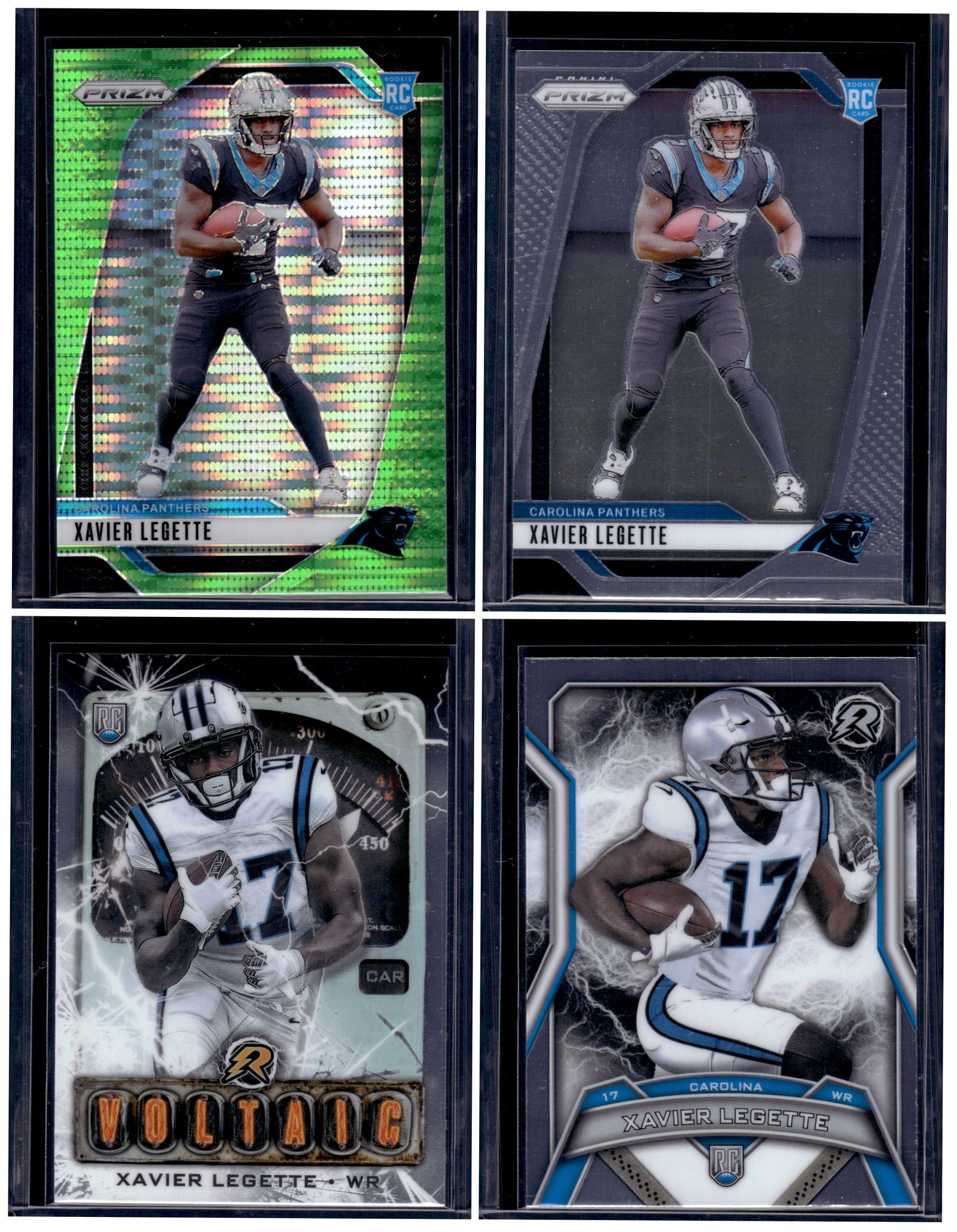 Lot of 4 Xavier Legette Rookie Cards. Neon Green Pulsar, Prizm Base, 2 Resurgence. Panthers NFL: Bowman Vintage Valuable Rookie Baseball MLB Trading & Sports Cards, Rookie Cards in this set are Jeff Bagwell, Ivan Rodriguez, Kenny Lofton, Chipper Jones, Mike Mussina, Jim Thome, old Sports Cards fo
