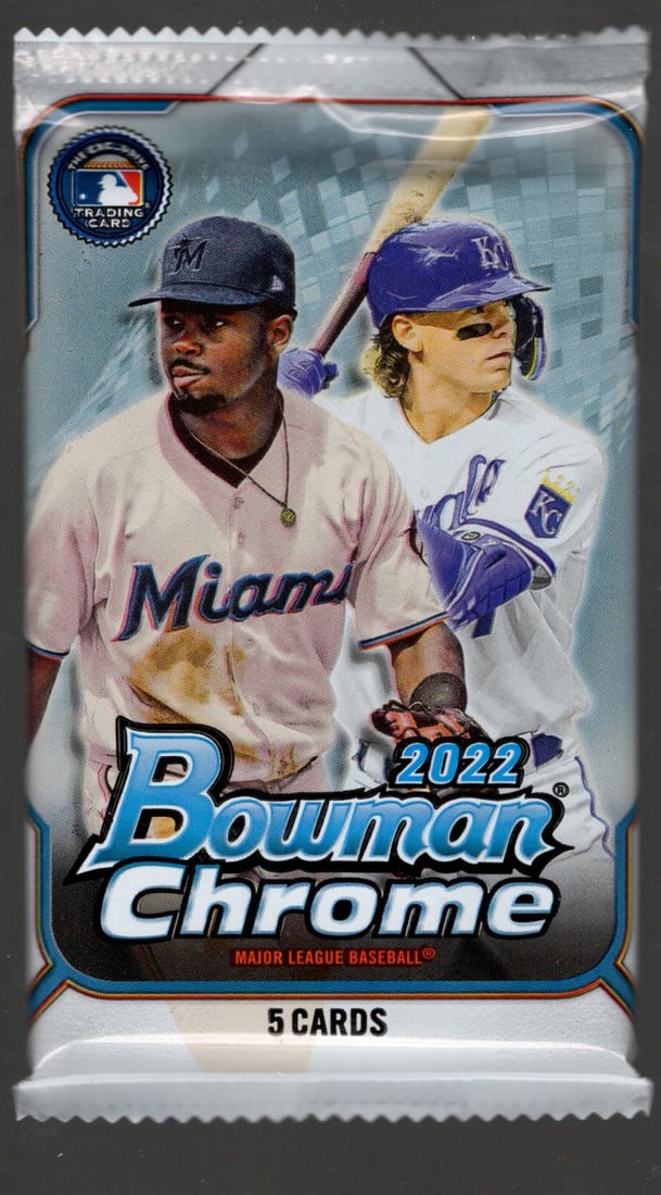 2022 Bowman Chrome Baseball Mega Box Pack - Julio Rodriguez Rookie Card (1 of 2)