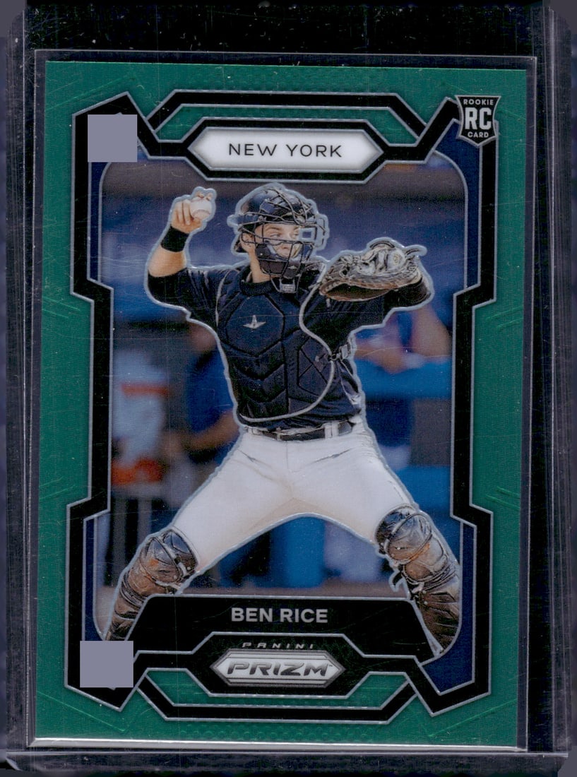 Ben Rice Rookie Card Green Prizm 2024 Panini Prizm #272 New York Yankees MLB: Panini Baseball MLB Trading & Sports Cards, Sports Cards for Sale Near Me, Baseball Cards for Sale Near Me, Rookie Baseball Cards, Panini Prizm Baseball Cards, Panini Mosaic Baseball Cards