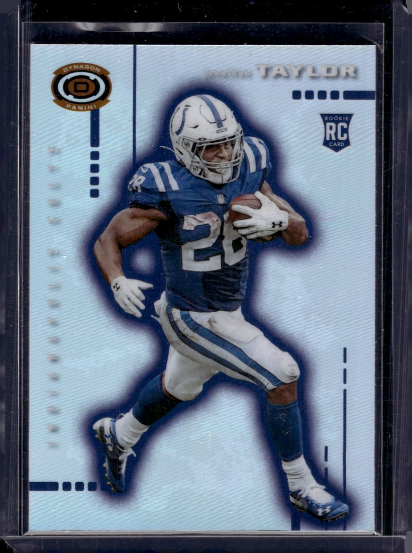 Jonathan Taylor Rookie Card Silver 2020 Panini Chronicles Dynagon #D-7 Colts NFL (1 of 2)