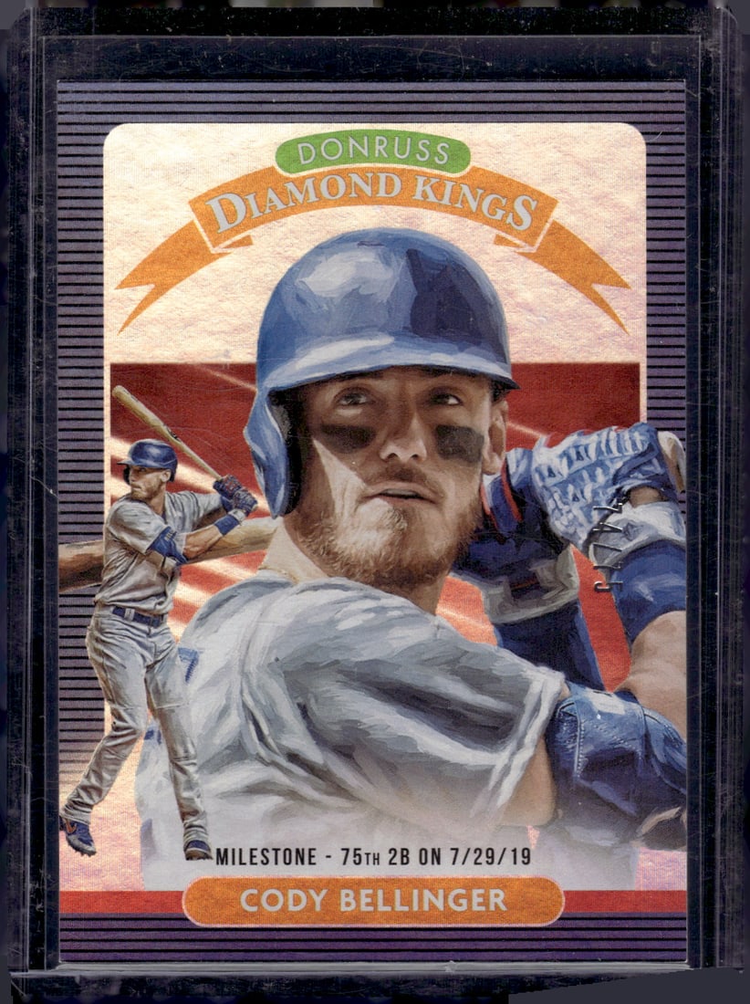 Cody Bellinger Diamond Kings Milestone /75 2020 Panini Donruss #3 Baseball Card (1 of 2)