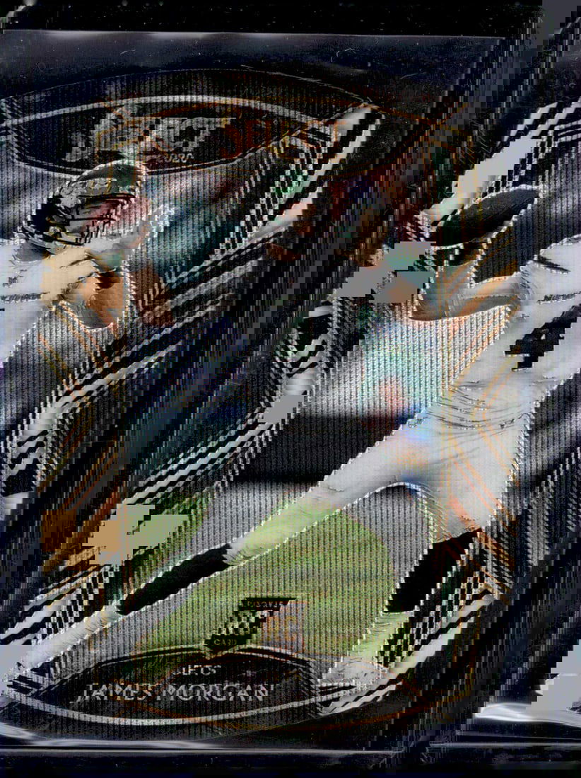 James Morgan RC Zebra Prizm SSP Case Hit 2020 Panini Select #284 New York Jets (1 of 2)