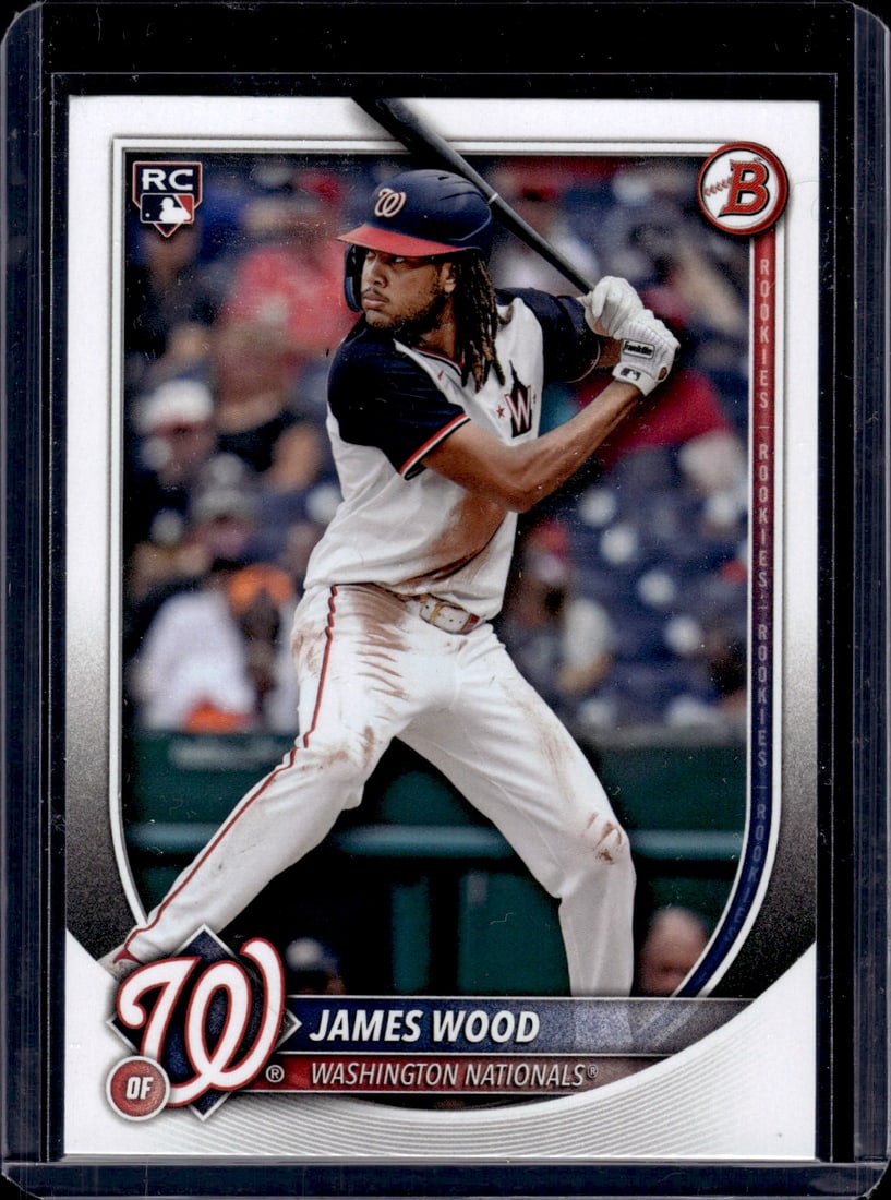 James Wood Rookie Card 2025 Bowman #29 Washington Nationals MLB (1 of 2)