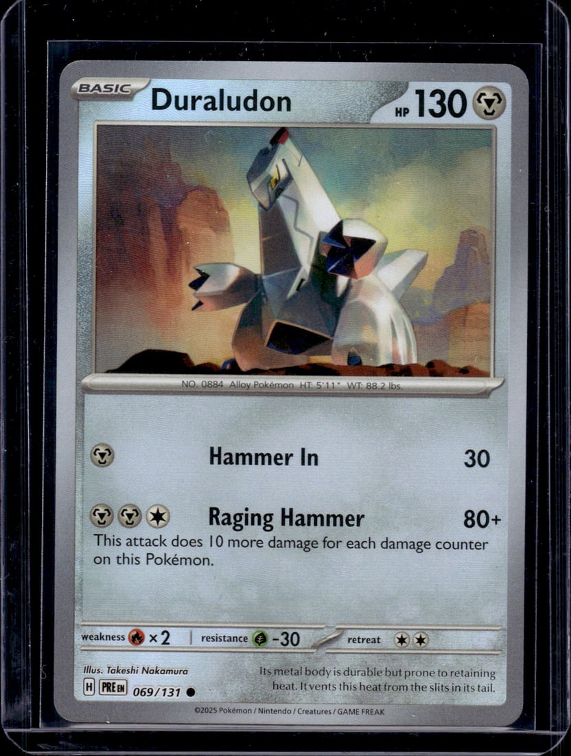 2025 Pokemon Prismatic Evoltuions Duraludon Pokeball Reverse Holo #69 (1 of 2)