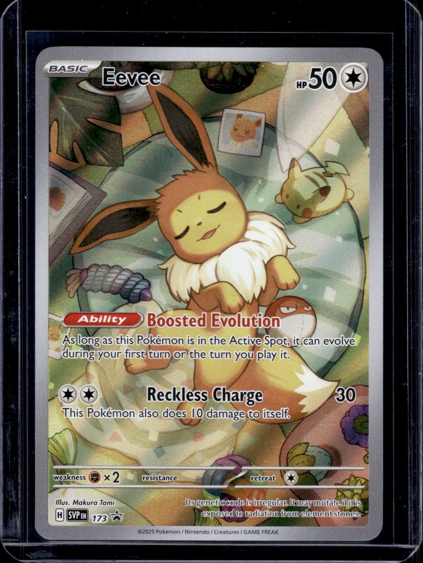 2025 Pokemon Prismatic Evolutions Evee Black Star Promo #173 (1 of 2)