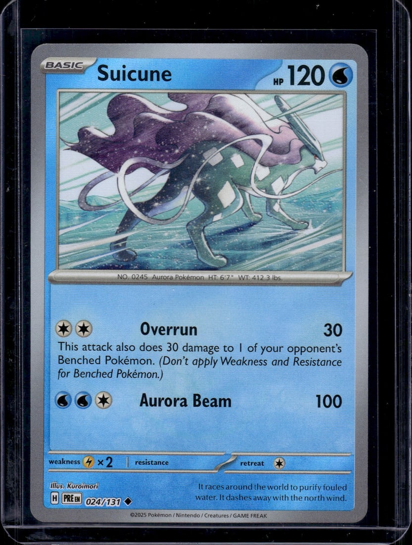 2025 Pokemon Prismatic Evoltuions Suicune Pokeball Reverse Holo #24 (1 of 2)