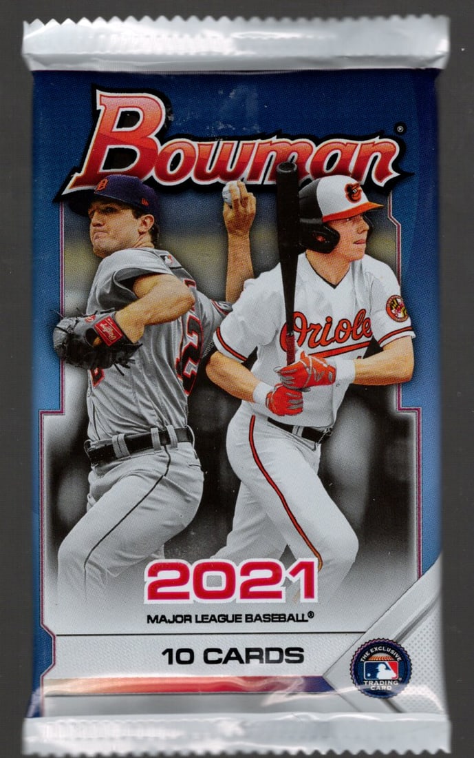 2021 Bowman Baseball Cards Mega Box Pack, Sports Cards, MLB Prospect Cards (1 of 1)