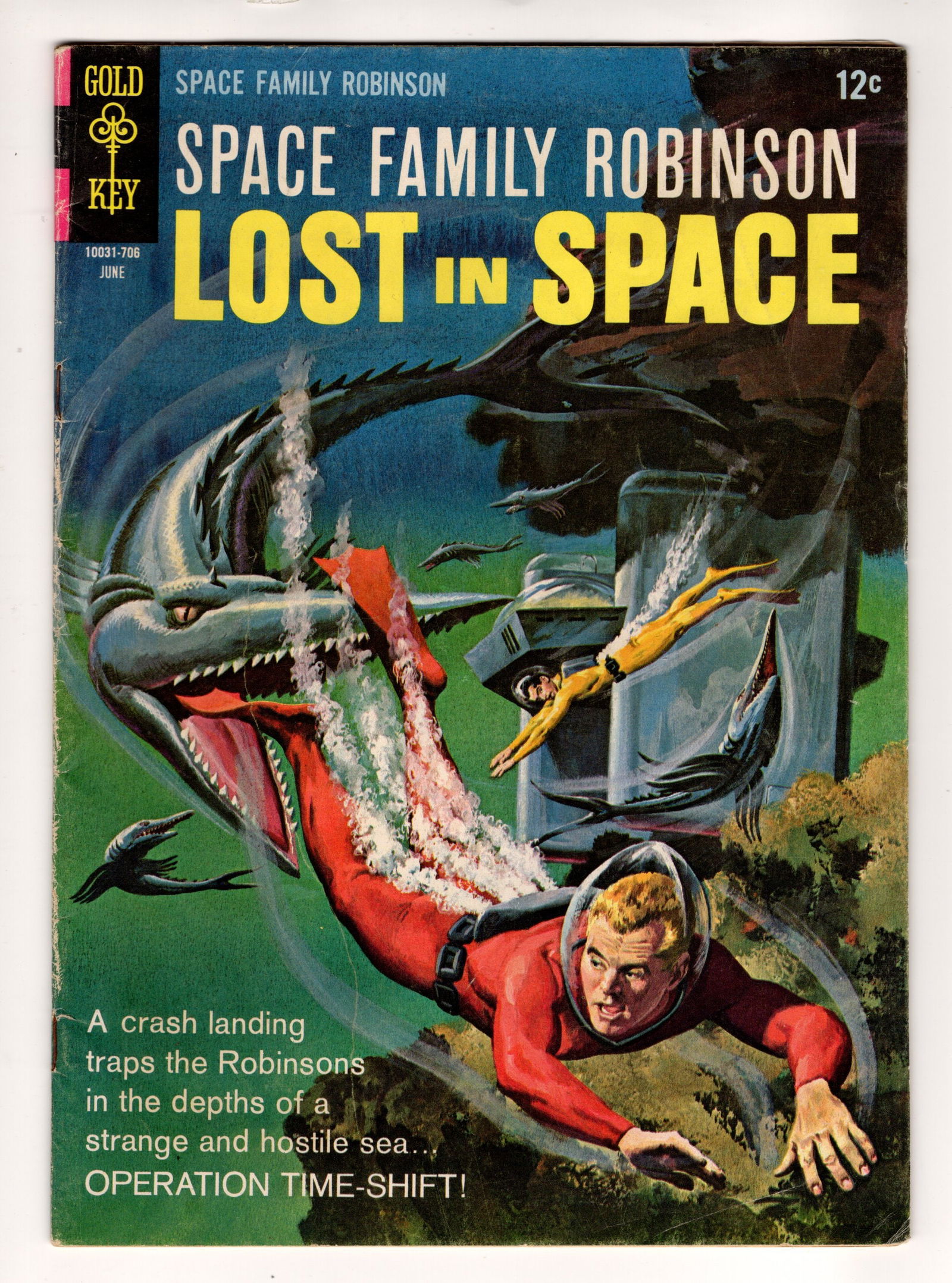 Space Family Robinson Lost in Space by Gold Key, 1967 Issue No 22, Operation Time-Shift (1 of 2)