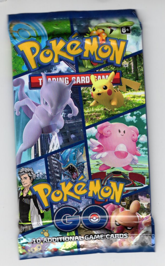 2022 Pokemon Go Cards 10 Card Booster Pack TCG Charizard Pikachu Holo Rare Cards (1 of 1)