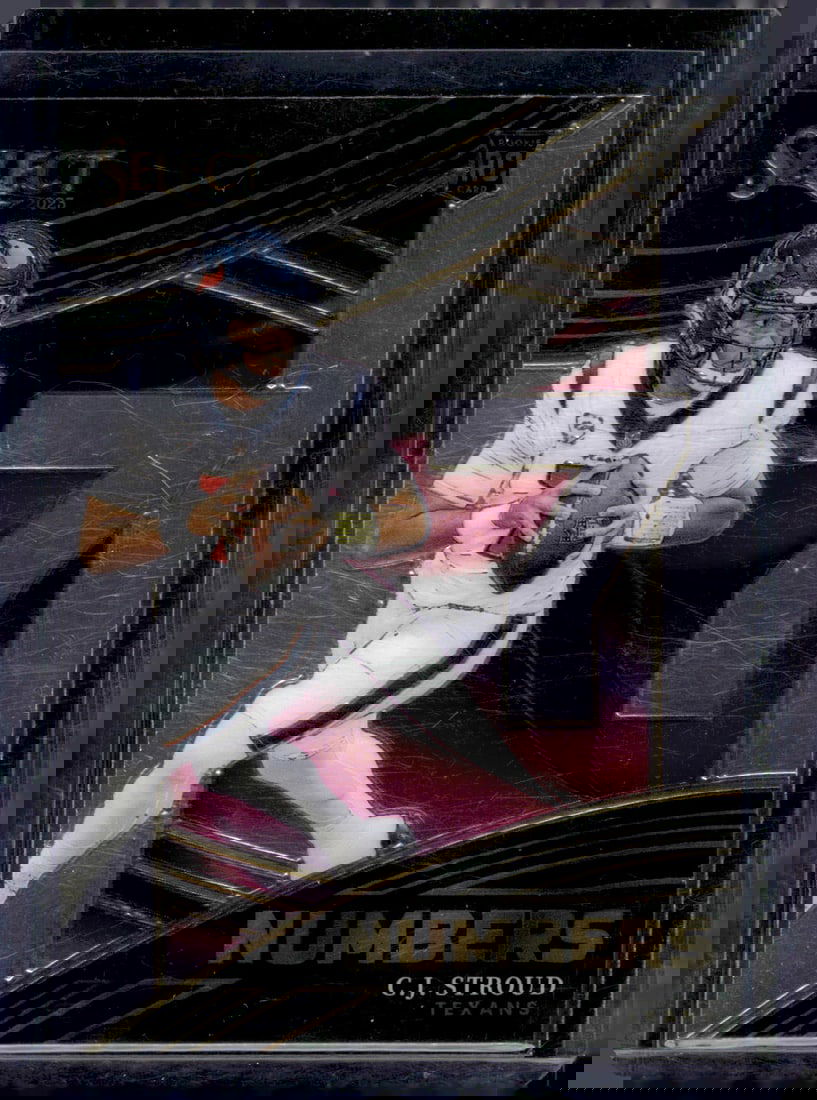 Cj Stroud Rookie Card Numbers 2023 Panini Select #NMB-CST Houston Texans Football (1 of 2)