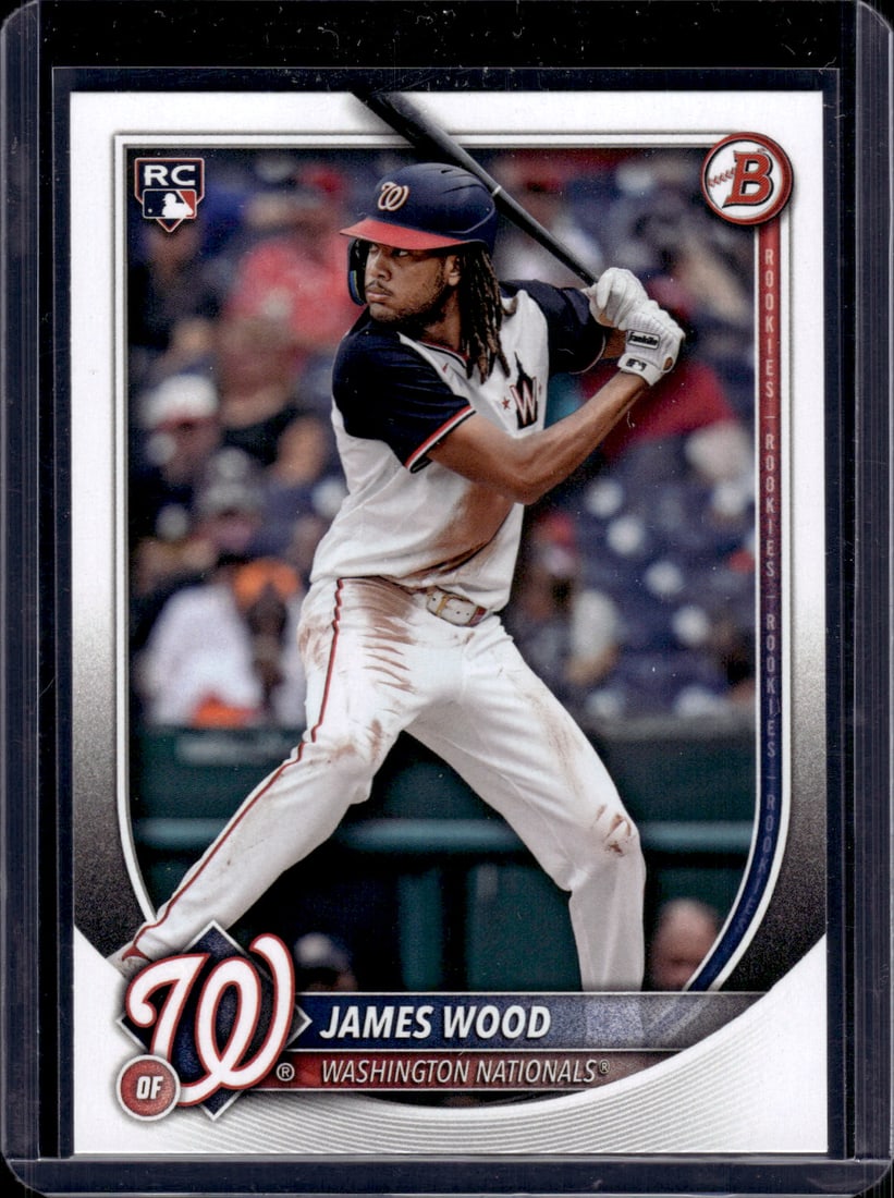 James Wood Rookie Card 2025 Bowman #29 Washinton Nationals MLB (1 of 2)