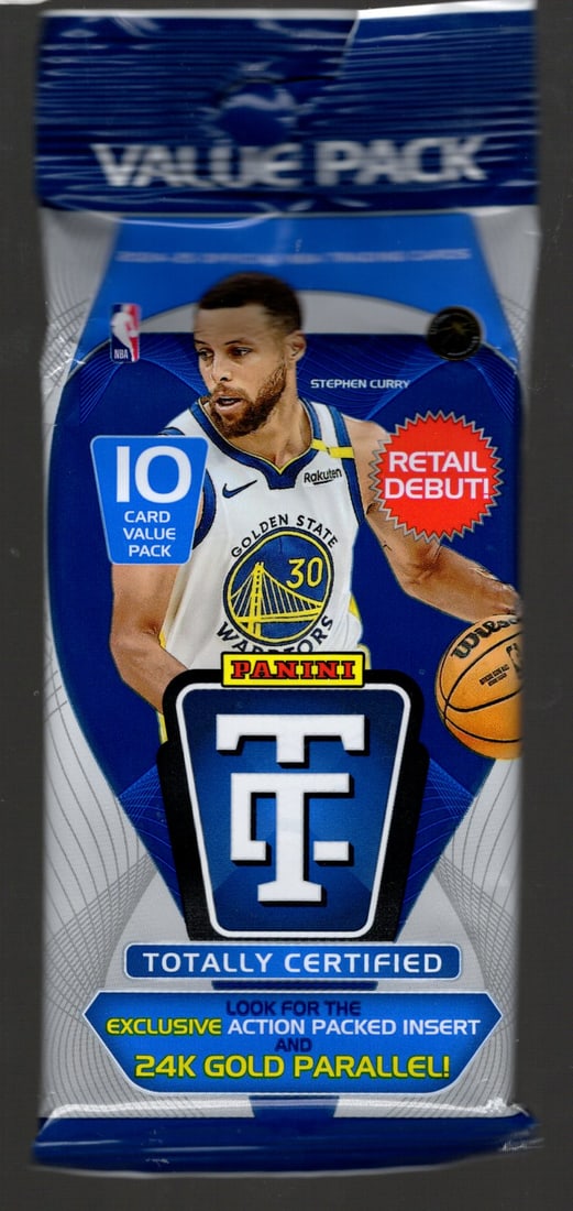 2024-25 Panini Totally Certified Value Pack Basketball Card - RETAIL DEBUT - 24K Gold Parallel (1 of 1)