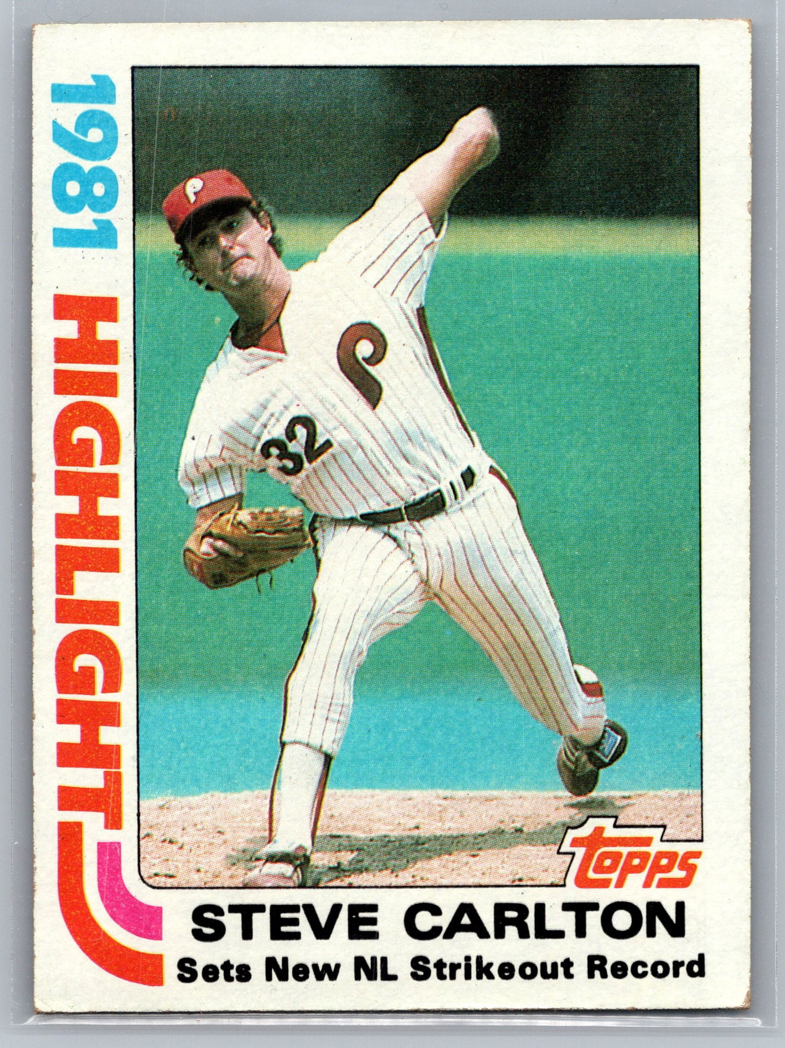 1982 Topps #1 Steve Carlton (1 of 2)