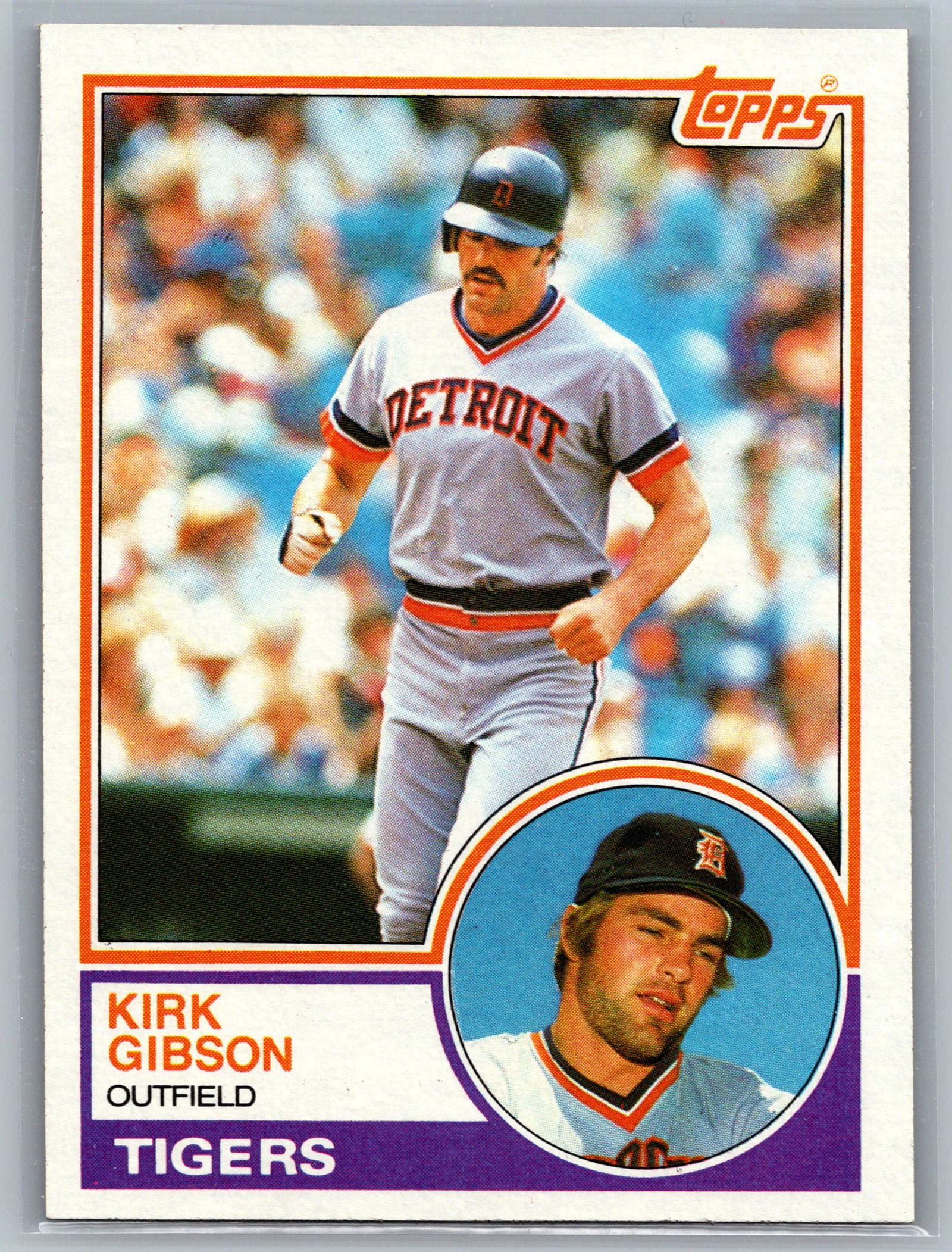 1983 Topps #430 Kirk Gibson: Topps Baseball MLB Trading & Sports Cards, Sports Cards for Sale Near Me, World Series & Hall of Fame Players Memorabilia, Refractors, X-Fractors, Numbered, SP, SSP, Valuable Auction Memorabilia Lots 