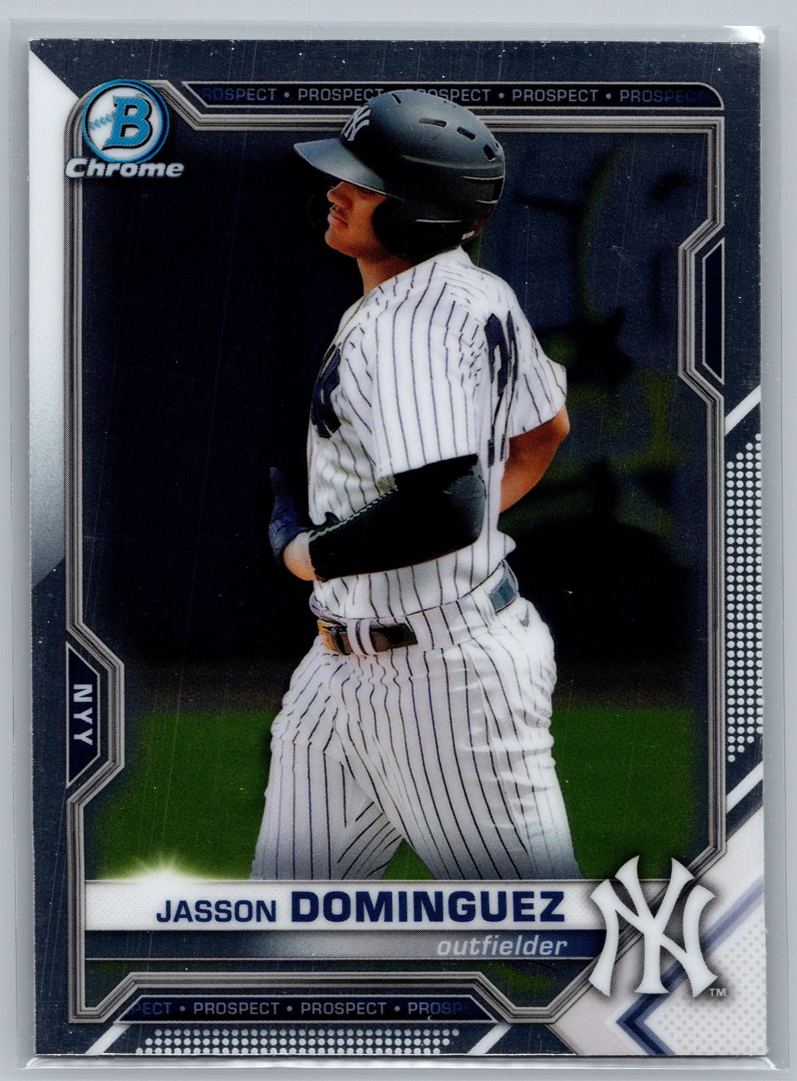 2021 Bowman #BCP-13 Jasson Dominguez Chrome Prospects (1 of 2)
