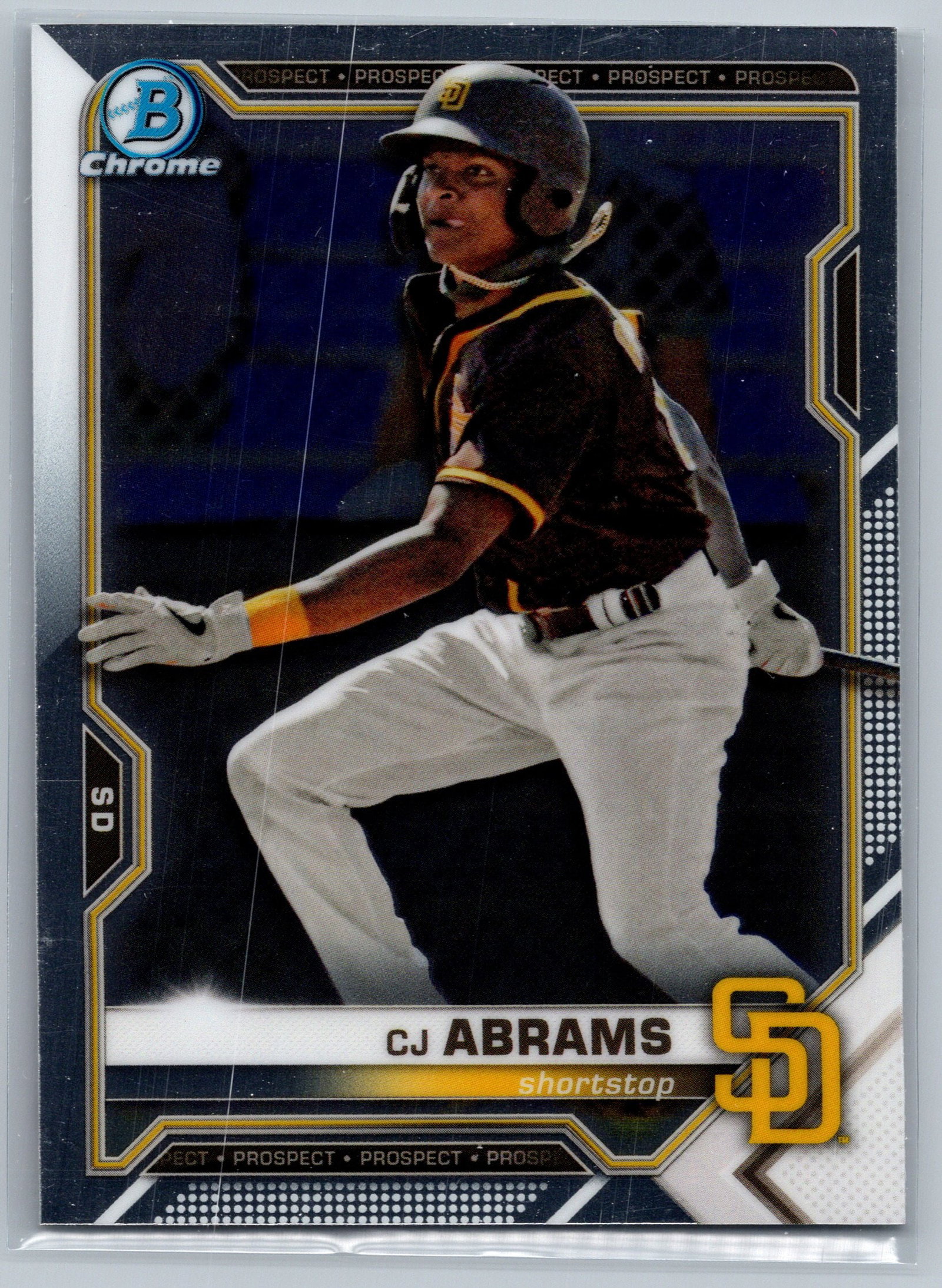2021 Bowman #BCP-14 CJ Abrams Chrome Prospects (1 of 2)