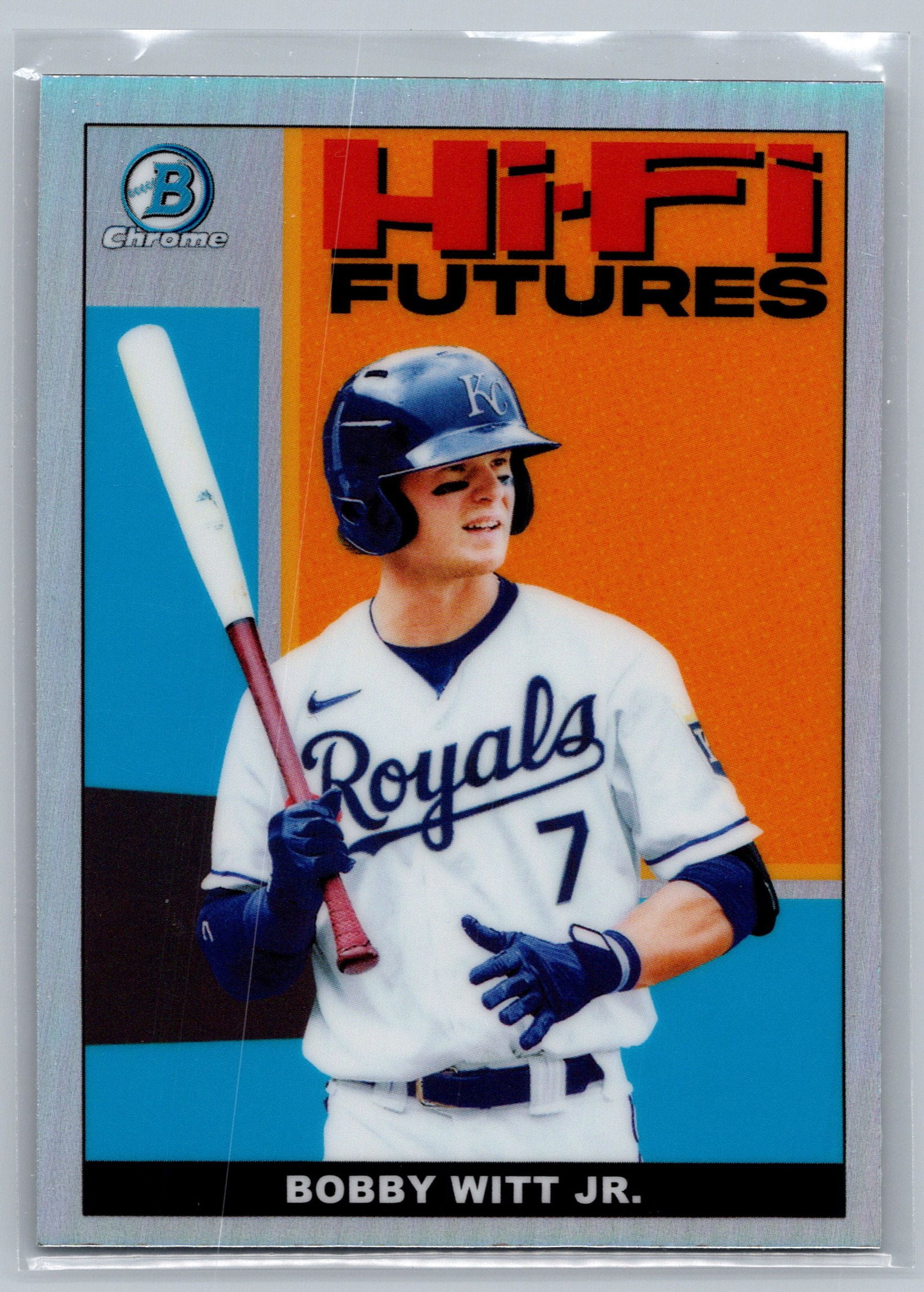2022 Bowman #HIFI-5 Bobby Witt Jr. Hi-Fi Futures (1 of 2)
