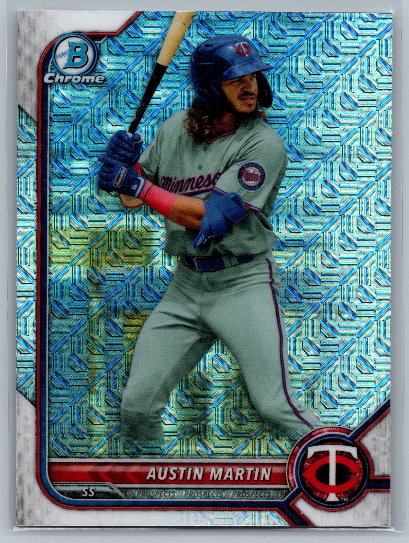 2022 Bowman #BCP-139 Austin Martin Prospects Mojo Refractor (1 of 2)