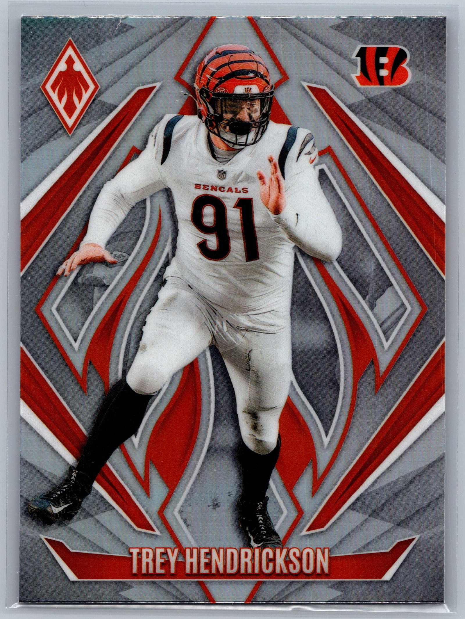 2024 Panini Phoenix #138 Trey Hendrickson SILVER: Panini Select, Prizm, Mosaic, Contenders, Zenith, Phoenix, Illusions, Absolute, Rookie NFL Sports Trading Cards, SP, SSP, Cards, Football Cards for Sale Near Me, Superbowl & Hall of Fame Player Cards,