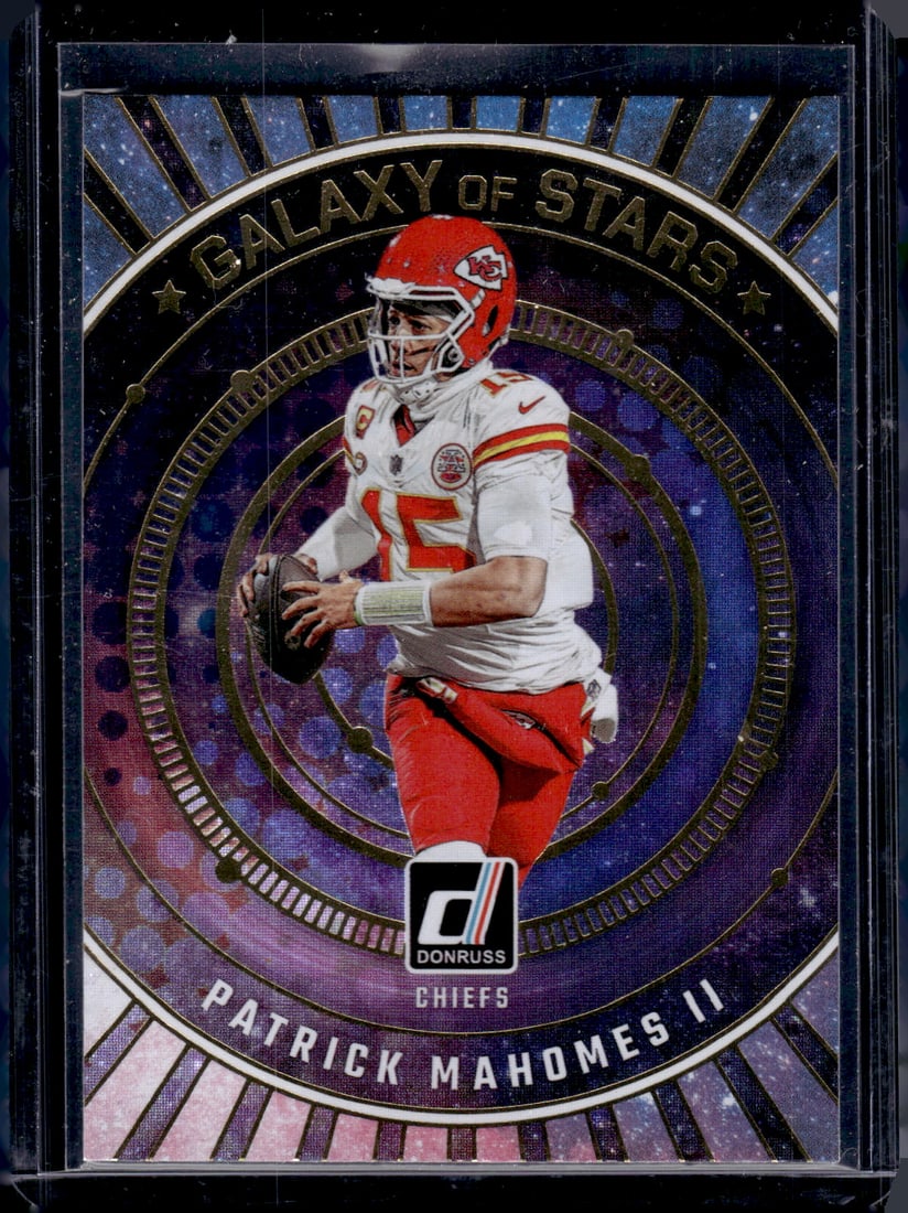 Patrick Mahomes Galaxy of Stars SP 2024 Panini Donruss #GOS-PMA Chiefs Football Card (1 of 2)