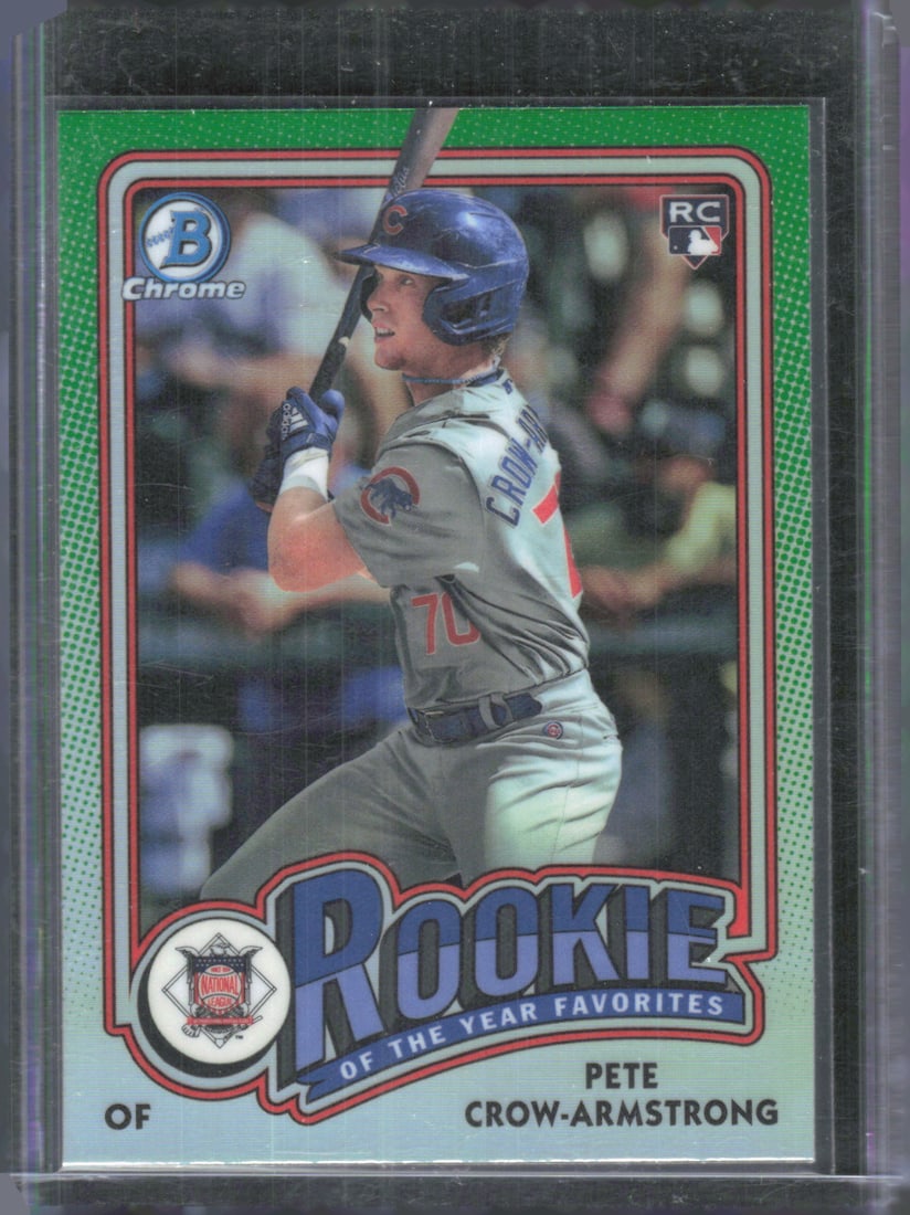 Pete Crow-Armstrong Rookie of the Year Favorites 2024 Bowman Chrome Refractor #ROTY-13 (1 of 2)
