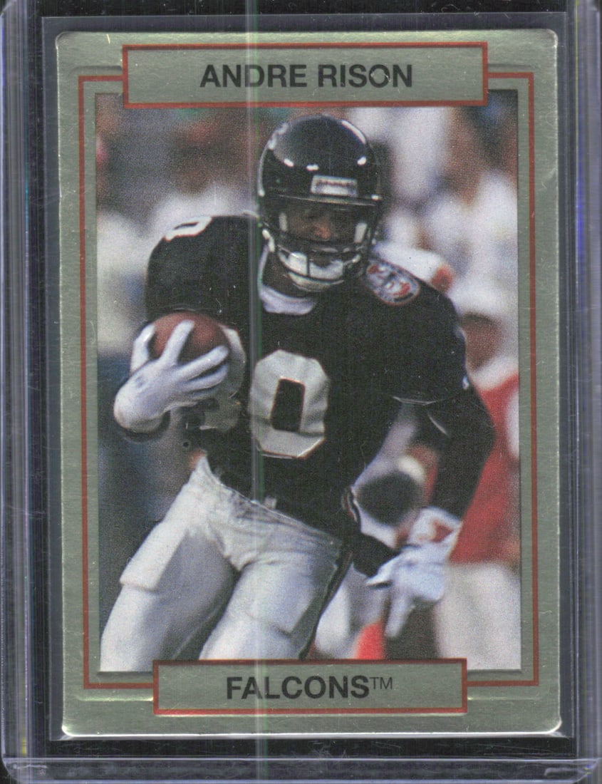 Andre Rison 1990 Hi Pro Marketing #83 Atlanta Falcons, Rookie Card, Michigan State Spartans: Pro Set Vintage Football NFL Trading Cards, Old Sports Cards for Sale Near Me, Hall of Fame & Super Bowl Player Cards, Auction Memorabilia Lots for Sale on Line