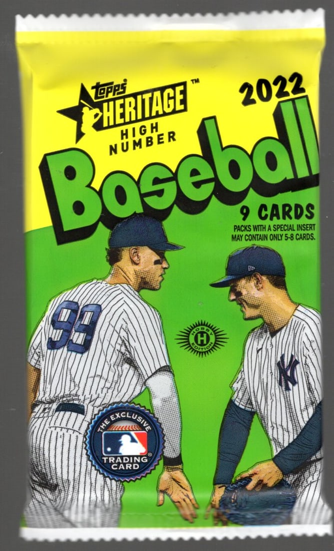 2022 Topps Heritage HIGH NUMBER Baseball Card Mega Box Sports Cards (1 of 1)