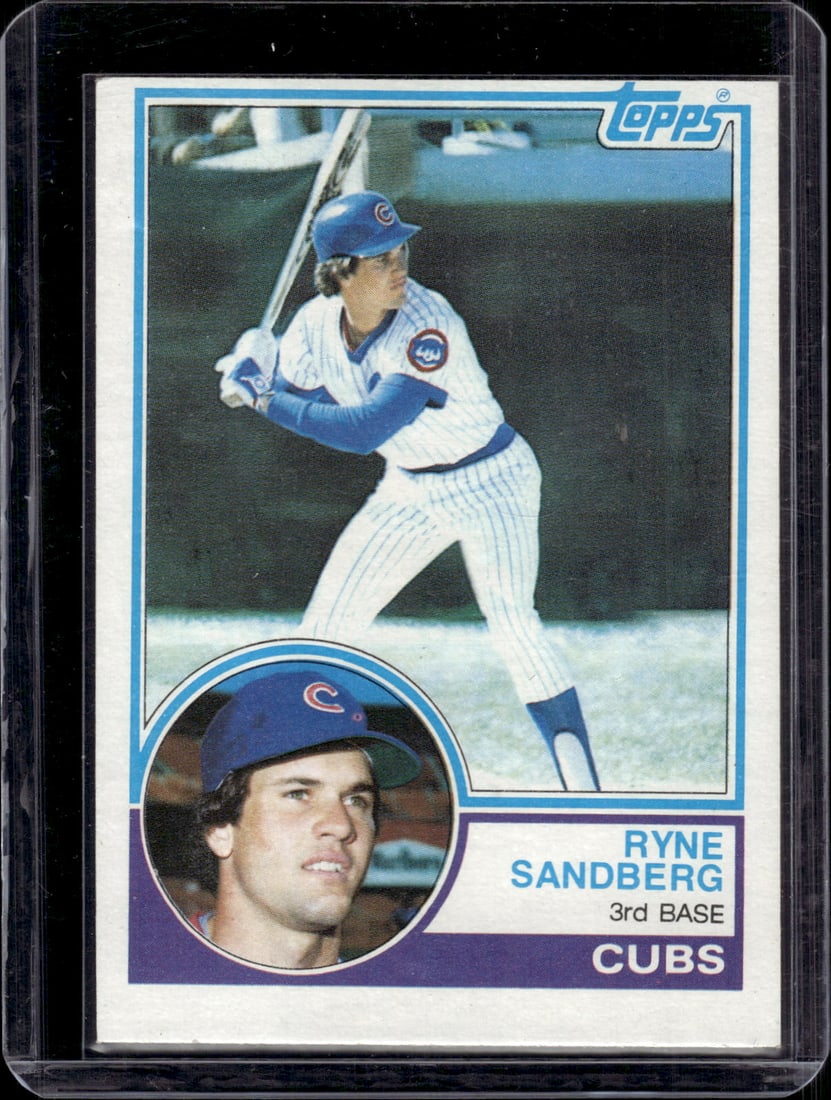 Ryne Sandberg  Rookie Card 1983 Topps #83 Chicago Cubs MLB (1 of 2)